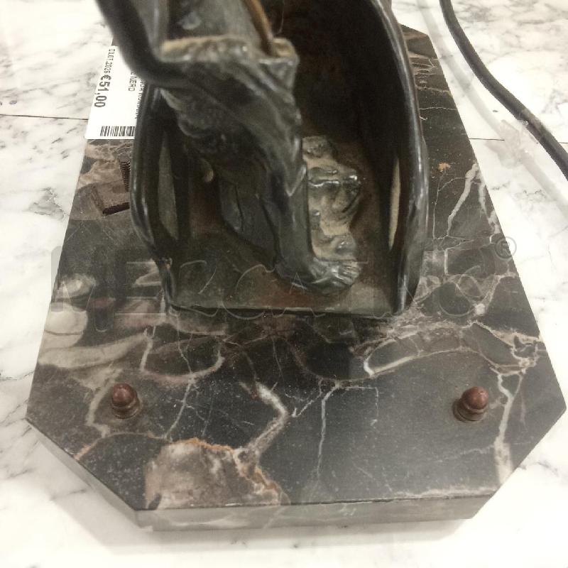 SCULTURA BIGA ROMANA GIREVOLE NERO  | Mercatino dell'Usato Benevento 4