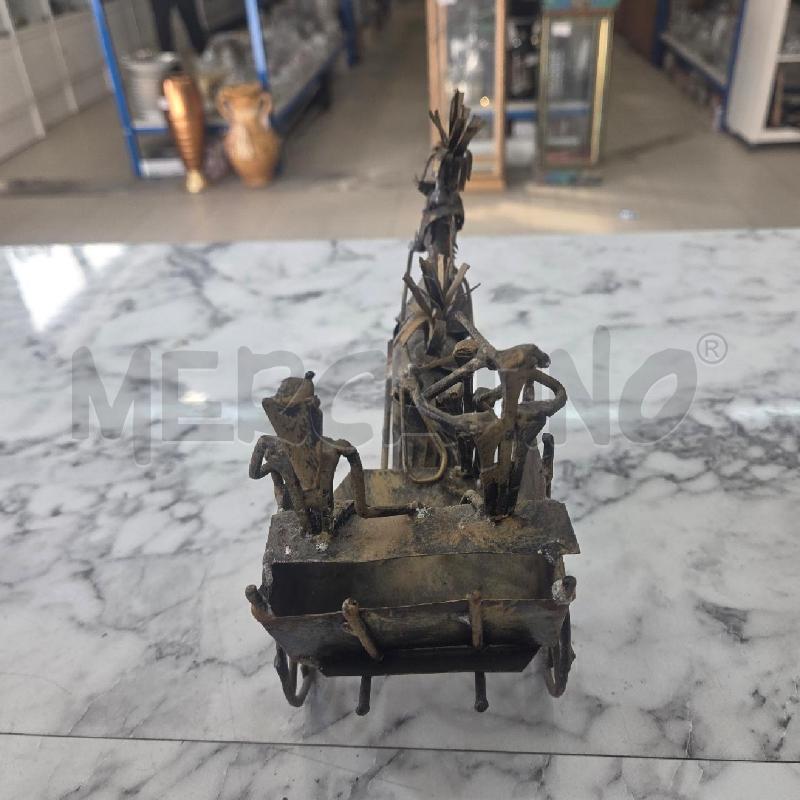 SCULTURA FERRO CAVALIERI A CAVALLO  | Mercatino dell'Usato Benevento 3
