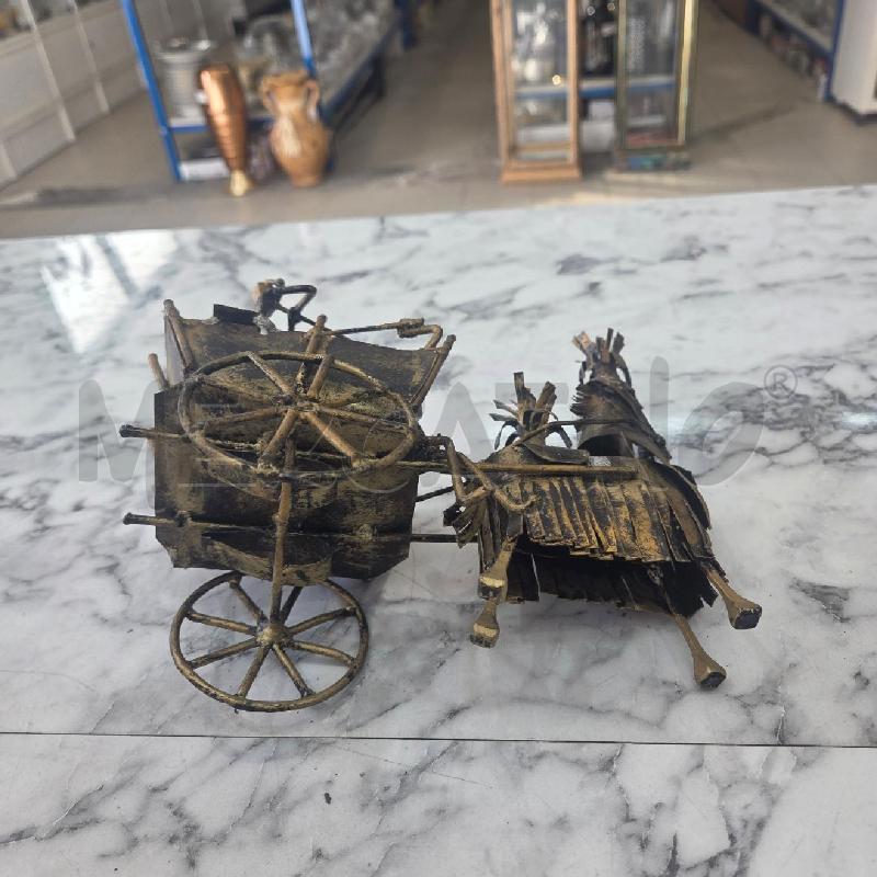 SCULTURA FERRO CAVALIERI A CAVALLO  | Mercatino dell'Usato Benevento 4