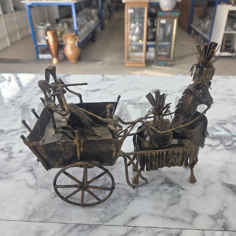 SCULTURA FERRO CAVALIERI A CAVALLO  | Mercatino dell'Usato Benevento 5