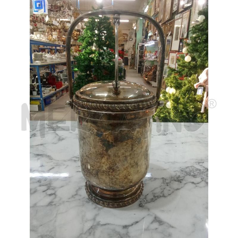 SECCHIELLO PORTA GHIACCIO SILVER PLATED MACABO | Mercatino dell'Usato Benevento 1