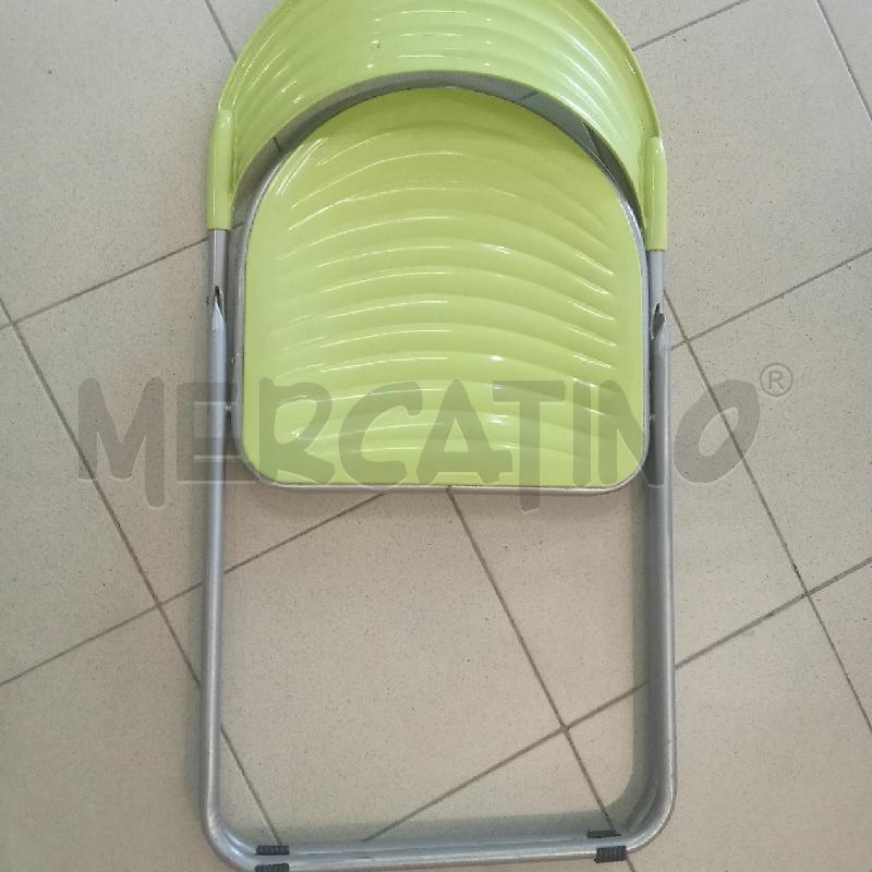 SEDIE PZ. COPPIA PLASTICA VERDI DESIGN STUDIO GP | Mercatino dell'Usato Benevento 5