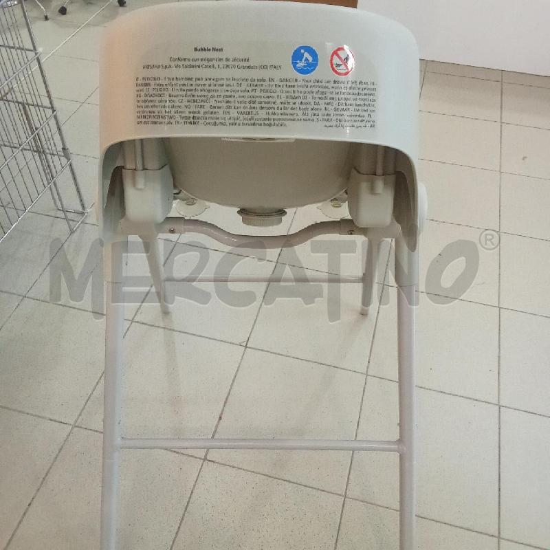 SEDUTA BAMBINO GRIGIA CHICCO BAGNETTO CHICCO BUBBLE NEST EVOLUTIVA | Mercatino dell'Usato Benevento 3