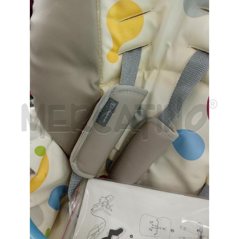 SEGGIOLINO PAPPA BIANCO CON POIS KINDERCRAFT | Mercatino dell'Usato Benevento 4