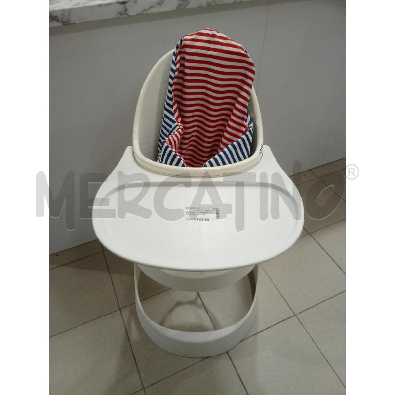 SEGGIOLINO PAPPA BIANCO IKEA CON VASSOIO | Mercatino dell'Usato Benevento 1