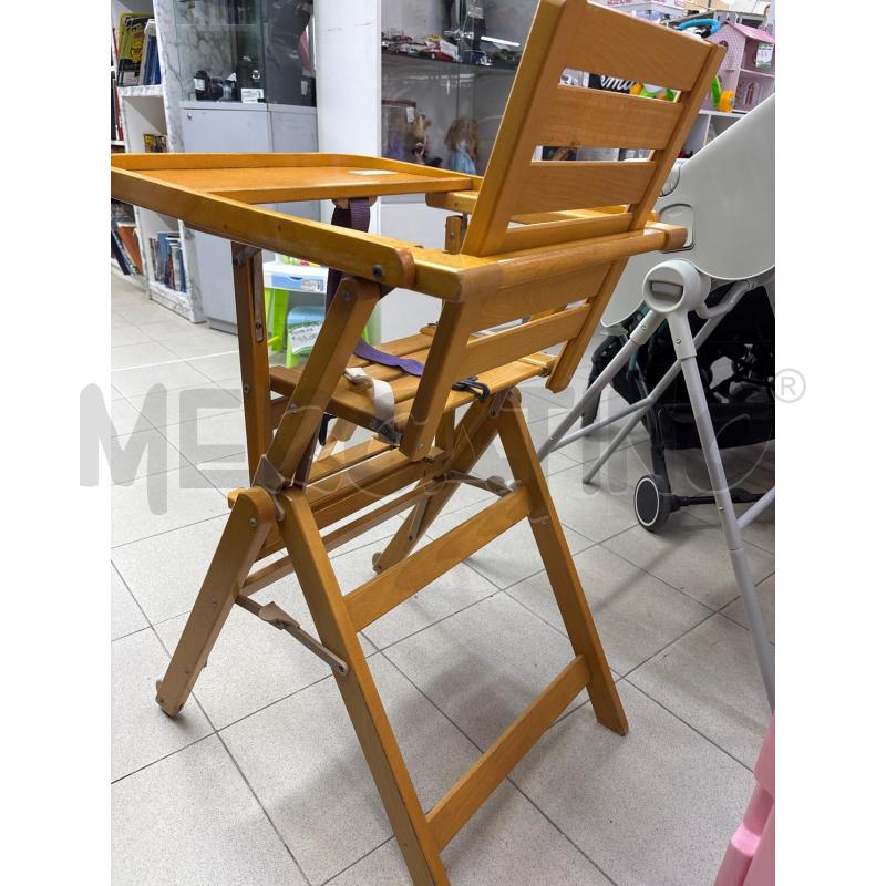 SEGGIOLINO PAPPA LEGNO SENZA CINTURE | Mercatino dell'Usato Benevento 3
