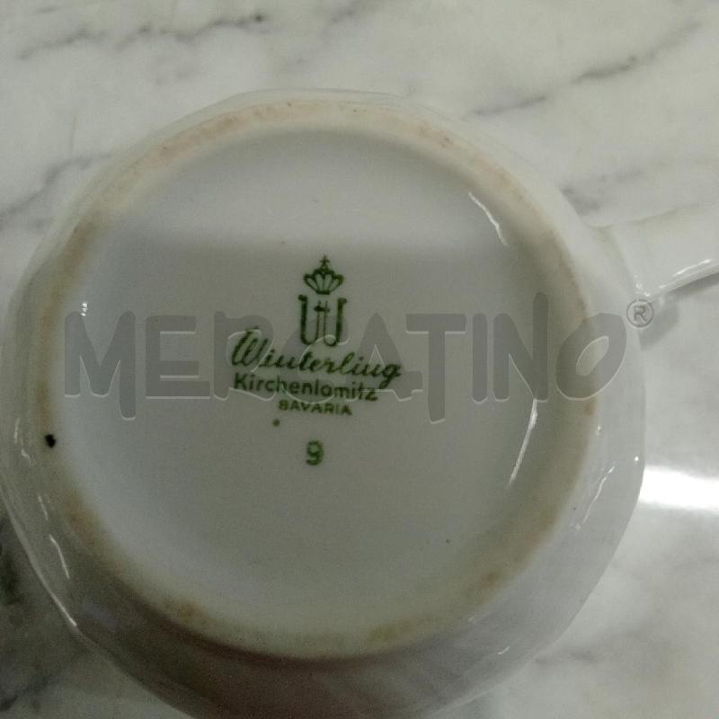 SERVIZIO CER BIANCHI FIORELLINI AZZURRI BAVARIA+TAZZE | Mercatino dell'Usato Benevento 5