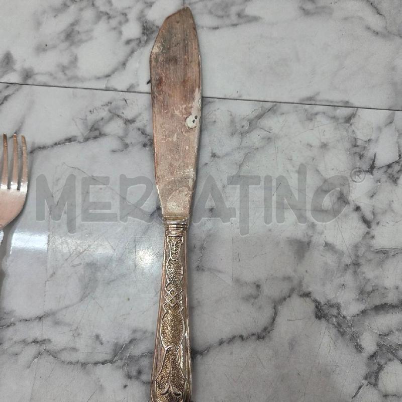 SERVIZIO DA DOLCE+COLTELLO MANICO ARGENTATO | Mercatino dell'Usato Benevento 5