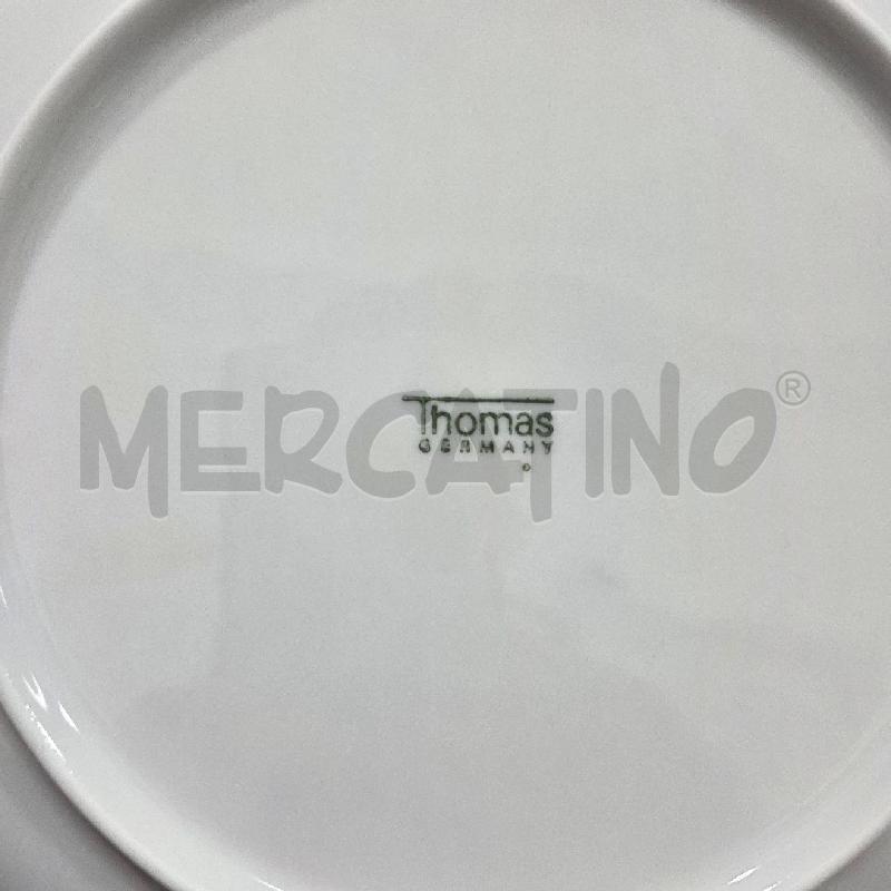 SERVIZIO PIATTI CER BIANCA BORDO ARGENTATO THOMAS | Mercatino dell'Usato Benevento 4