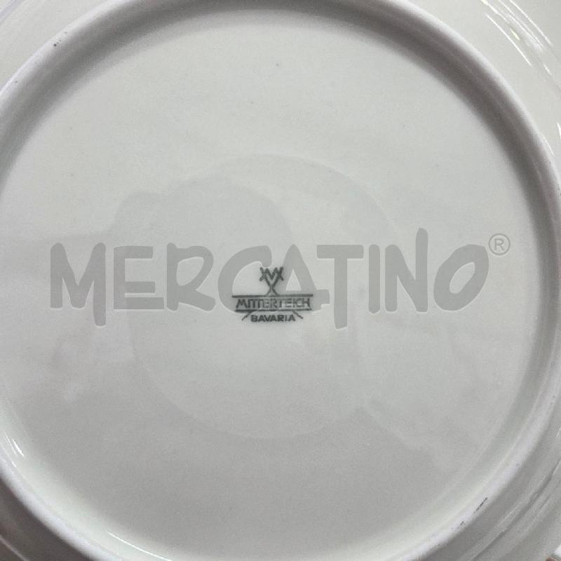 SERVIZIO PIATTI CER+TEIERE+LATT BORDO DORATO BLU BAVARIA | Mercatino dell'Usato Benevento 4