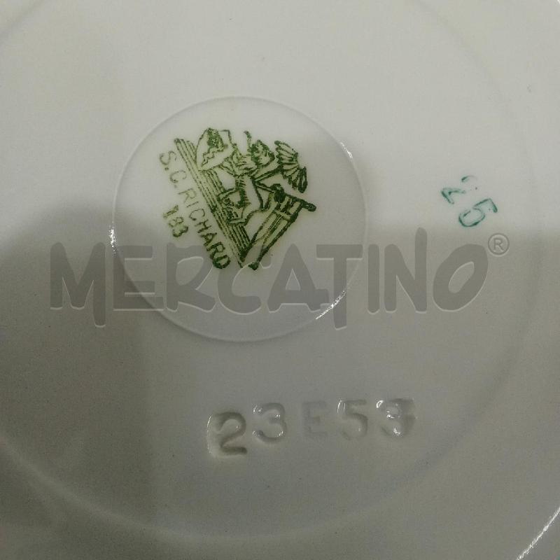 SERVIZIO PIATTI PORCELLANA BORDO DORATO RICHARD GINORI | Mercatino dell'Usato Benevento 4