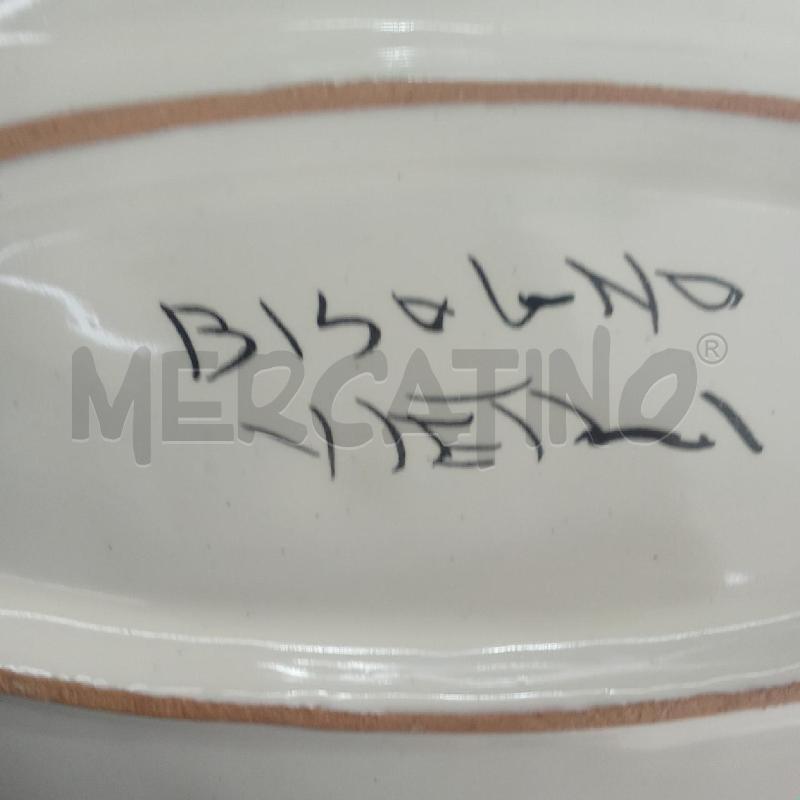 SERVIZIO PIATTI+TEGAMINI TERRACOTTA PESCE GIALLO BLU VIETRI | Mercatino dell'Usato Benevento 4