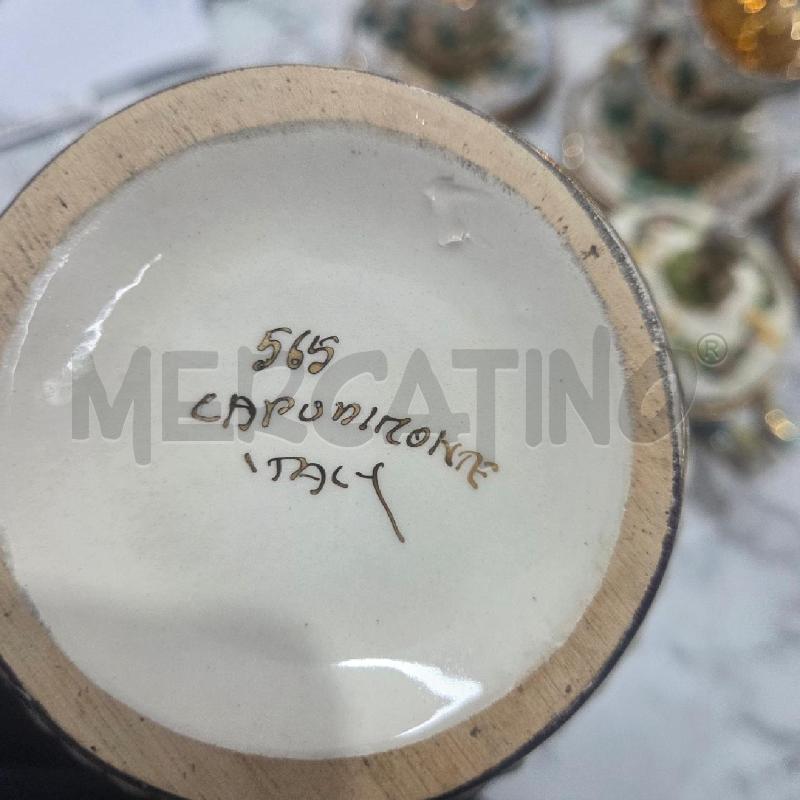 SERVIZIO TAZZINE CAPODIMONTE CER AZZURO BIANCO MANICI | Mercatino dell'Usato Benevento 4