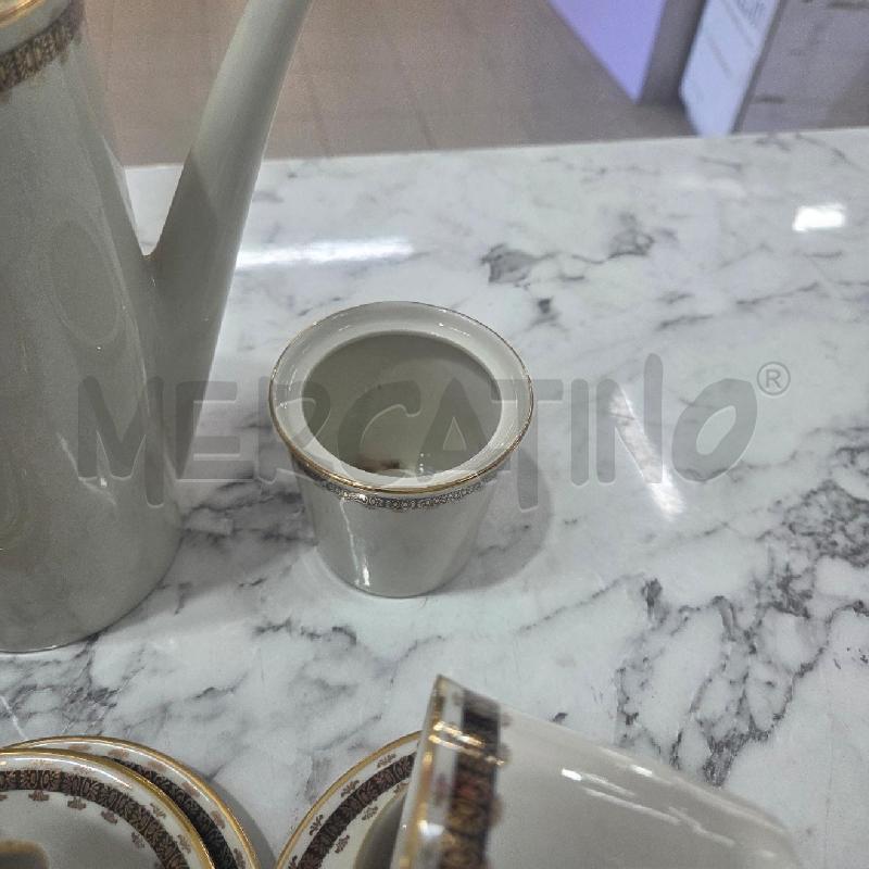 SERVIZIO TAZZINE CER BEIGE BORDO NERO DORATO BAVARIA | Mercatino dell'Usato Benevento 5