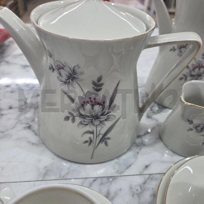 SERVIZIO TAZZINE CER+TEIERA+LATT FIORI GRIGI  | Mercatino dell'Usato Benevento 3