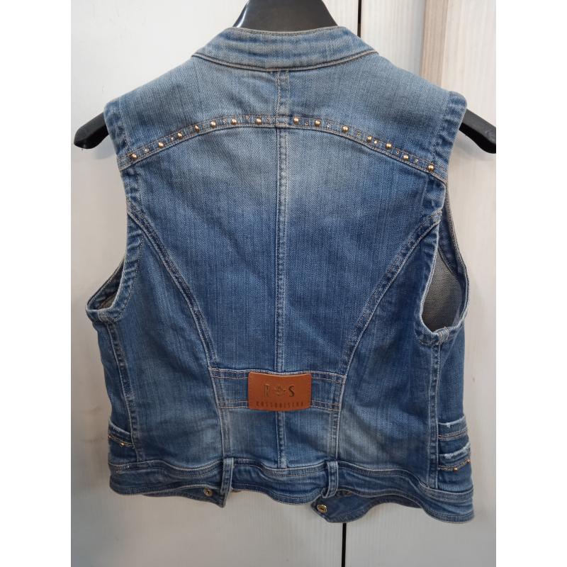SMANICATO DONNA JEANS ROSSODISERA | Mercatino dell'Usato Benevento