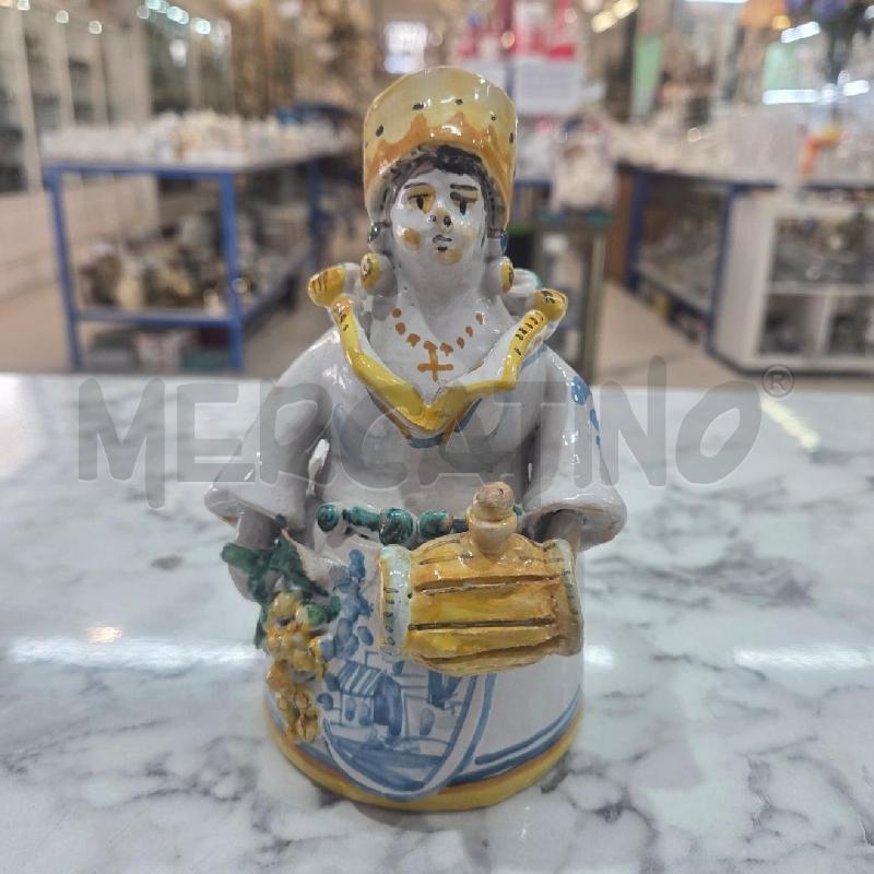 SOPRAMMOBILE BAMBOLINA TERRACOTTA CON BOTTE CERRETO | Mercatino dell'Usato Benevento 1