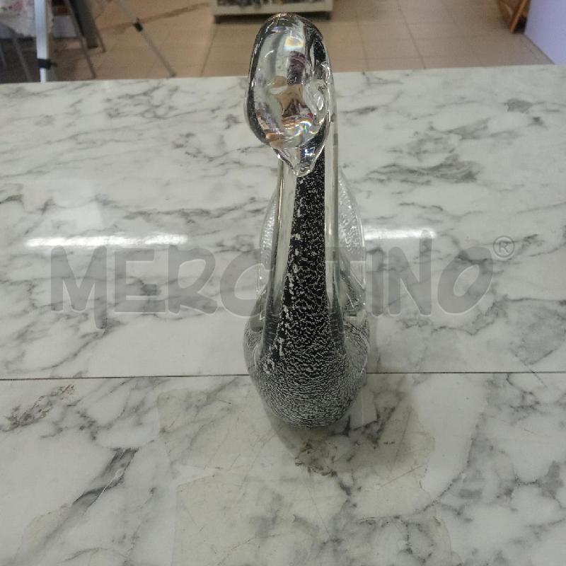 SOPRAMMOBILE CIGNO VETRO BIANCO NERO | Mercatino dell'Usato Benevento 3