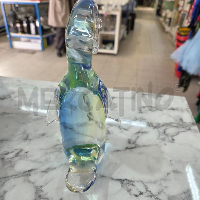 SOPRAMMOBILE CIGNO VETRO MUTANO INS AZZURRO VERDE | Mercatino dell'Usato Benevento 3