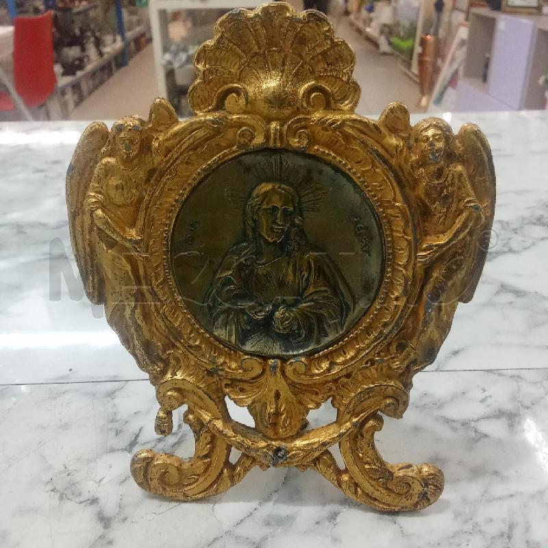 SOPRAMMOBILE DORATO VOLTO SACRO PIEDINI | Mercatino dell'Usato Benevento 1