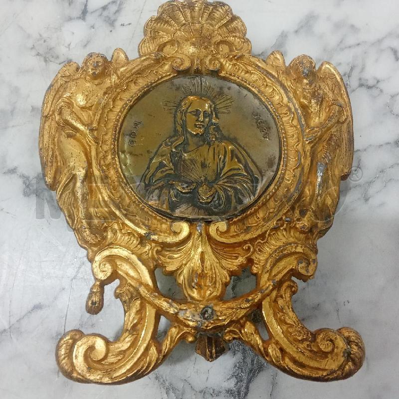 SOPRAMMOBILE DORATO VOLTO SACRO PIEDINI | Mercatino dell'Usato Benevento 5