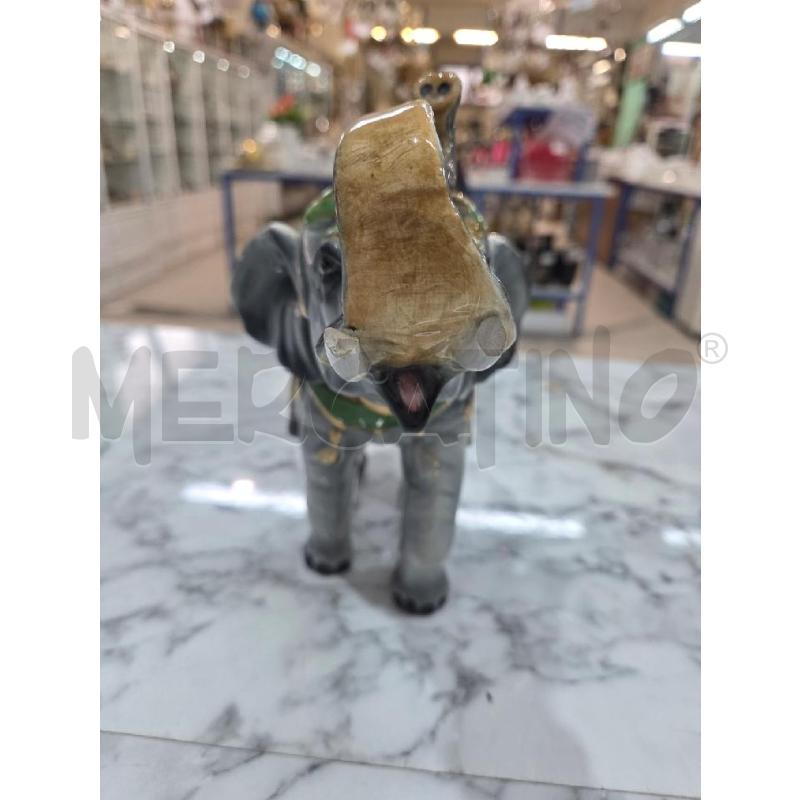SOPRAMMOBILE ELEFANTE CER GRIGIO INS VERDE DIFETTO | Mercatino dell'Usato Benevento 3