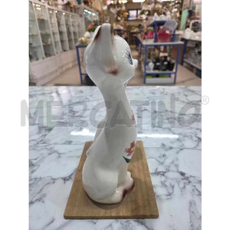 SOPRAMMOBILE GATTINI CER BASE LEGNO BIANCHI FIORI | Mercatino dell'Usato Benevento 3