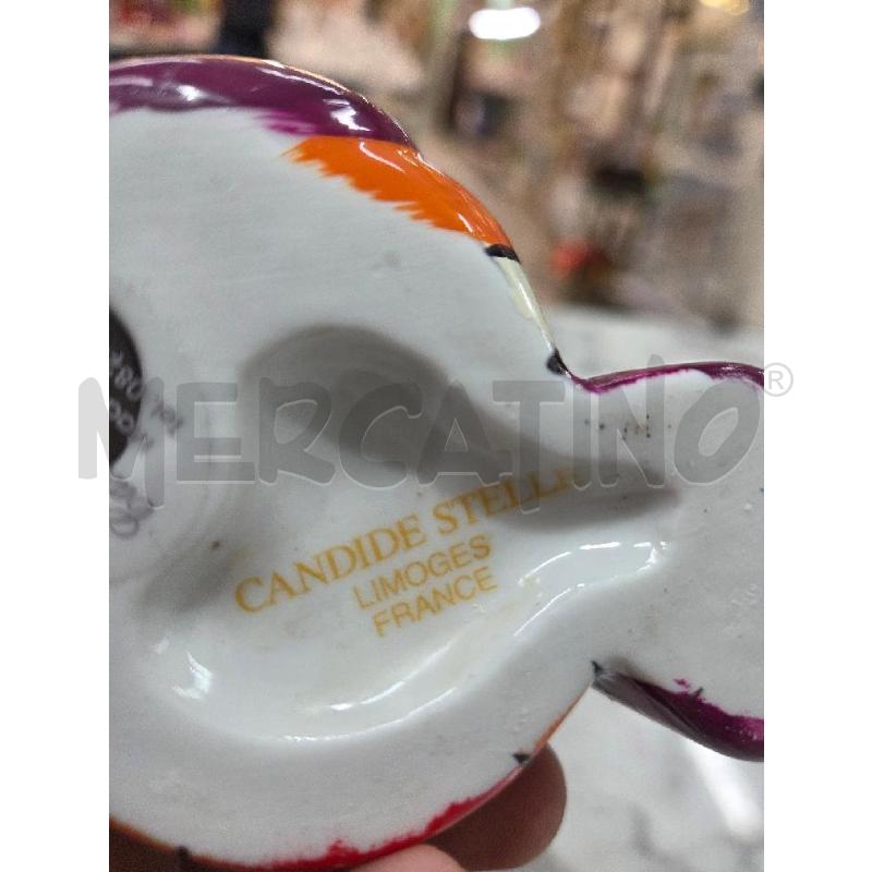 SOPRAMMOBILE GATTO CER BIANCO AZZURRO CANDIDE STELLE LIMOGES | Mercatino dell'Usato Benevento 4