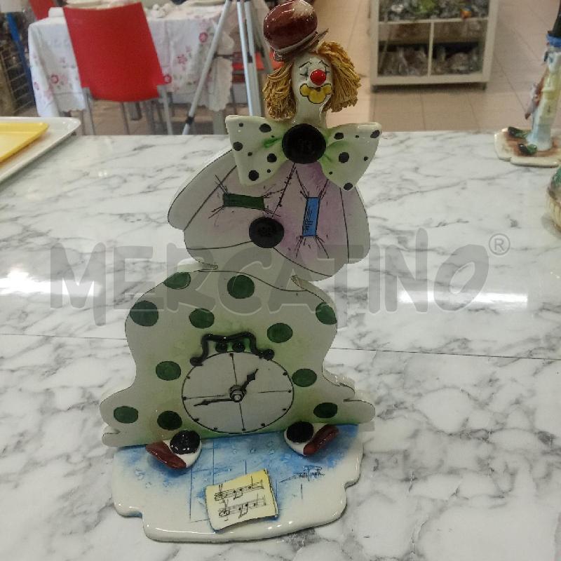 SOPRAMMOBILE OROLOGIO CER CLOWN ZAMPIVA  | Mercatino dell'Usato Benevento 1