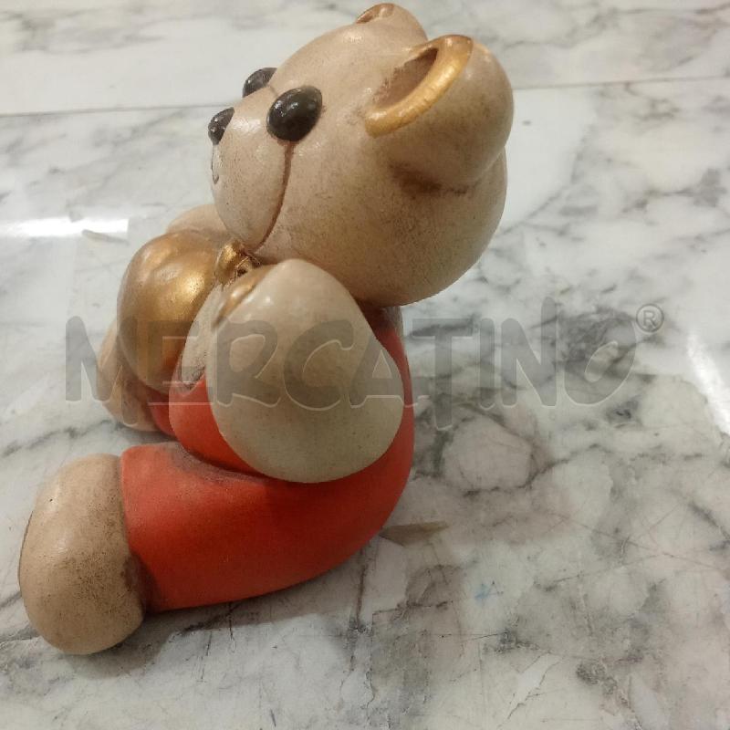 SOPRAMMOBILE ORSETTO THUN VESTITO ARANCIONE INS CUORICINO DORATO | Mercatino dell'Usato Benevento 3