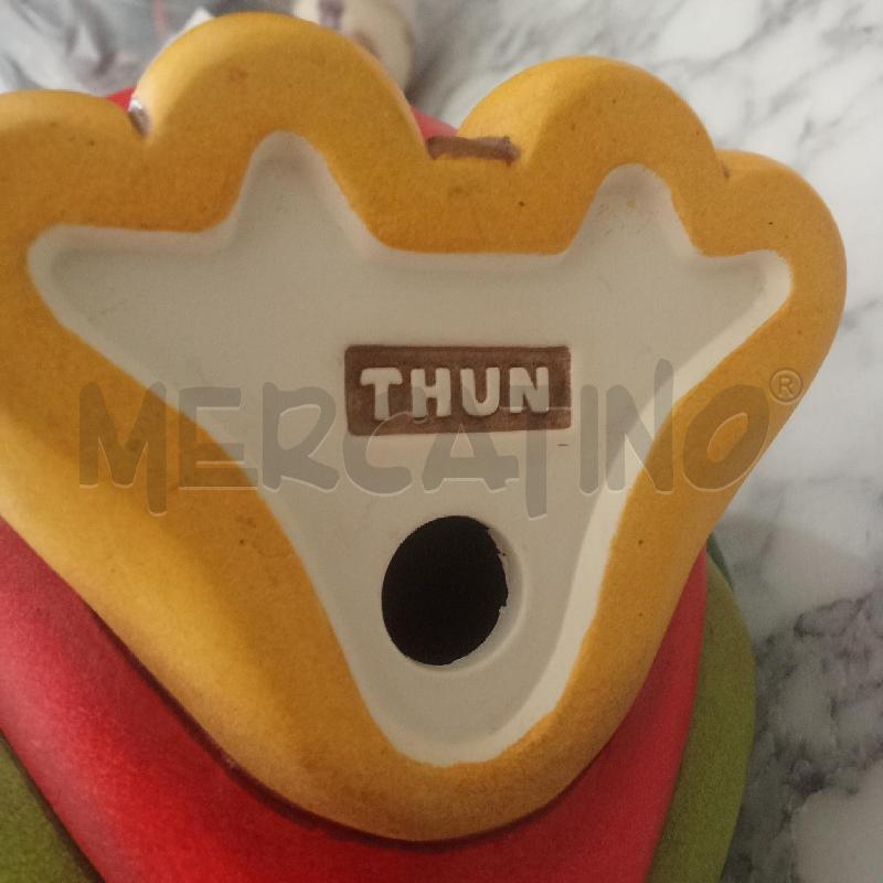 SOPRAMMOBILE THUN PAPPAGALLO ROSSO CRESTA VERDE BECCO GIALLO H20CM | Mercatino dell'Usato Benevento 5