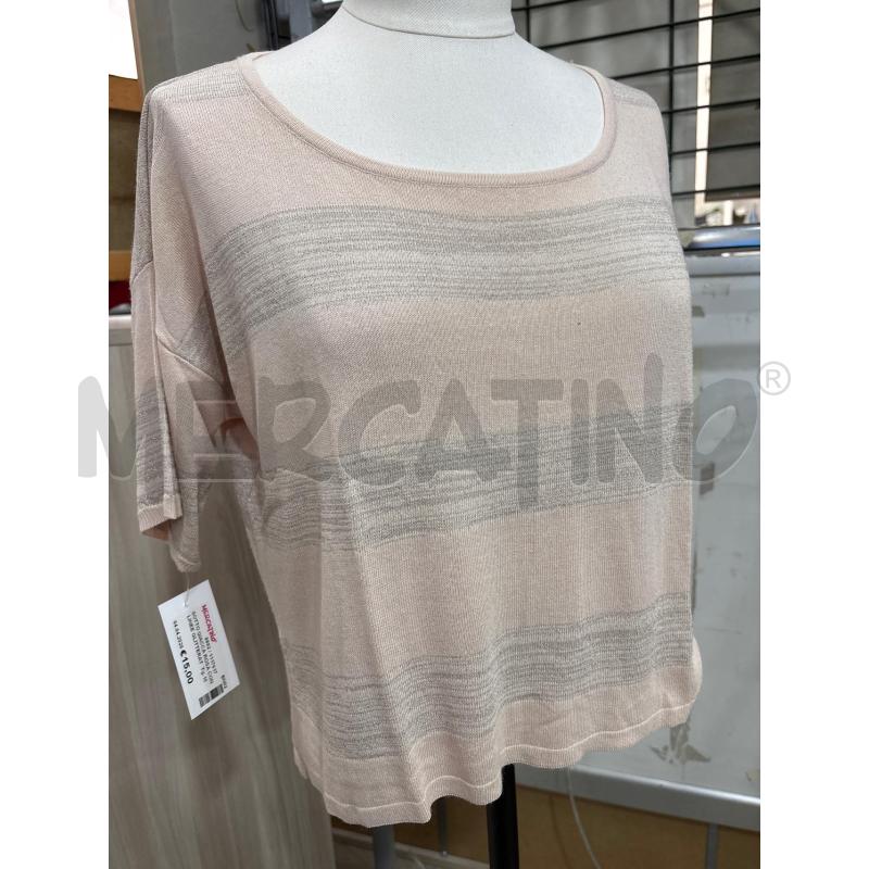 SOTTO GIACCA ROSA CON LINEE GLITTERATE KOCCA | Mercatino dell'Usato Benevento 1