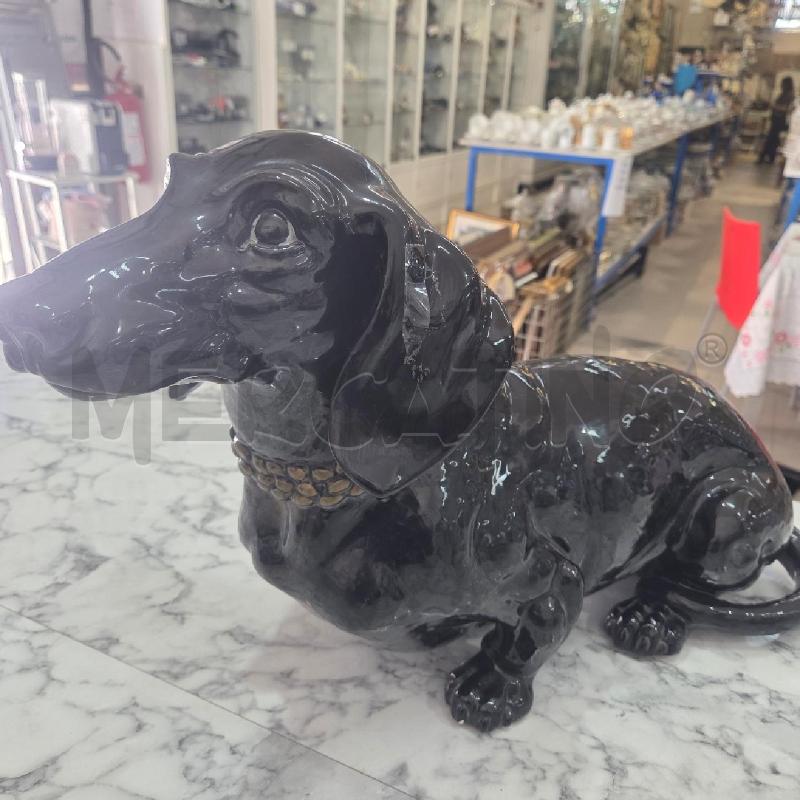 STATUA CER CANE BASSOTTO NERO AB ITALY | Mercatino dell'Usato Benevento 1
