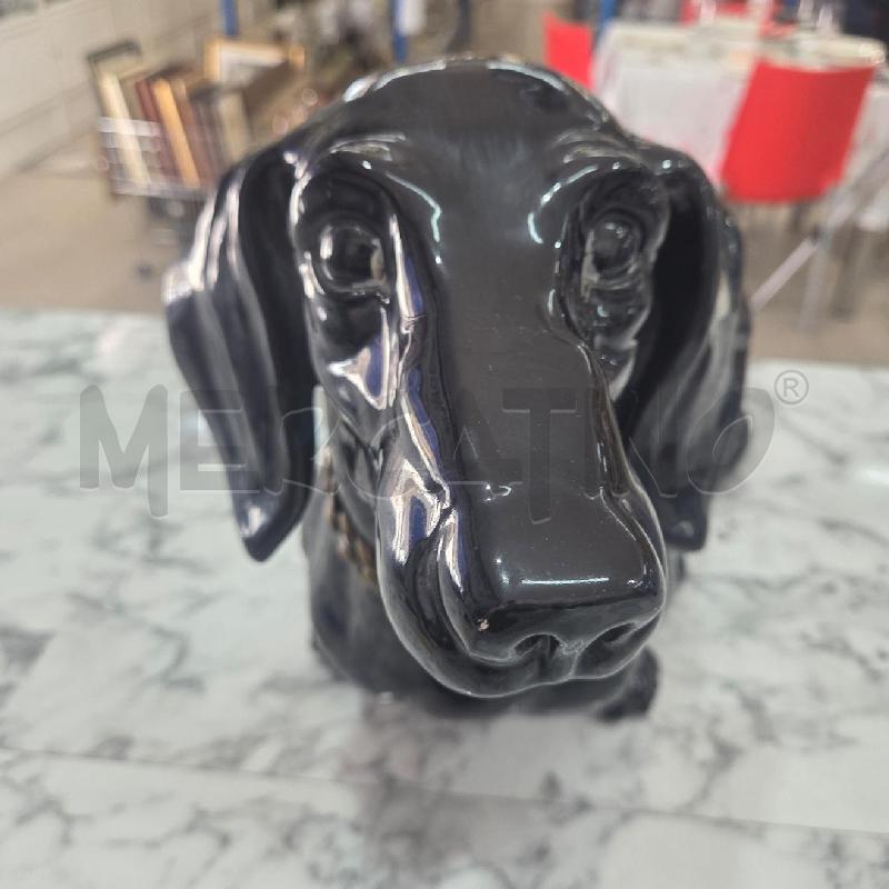 STATUA CER CANE BASSOTTO NERO AB ITALY | Mercatino dell'Usato Benevento 2
