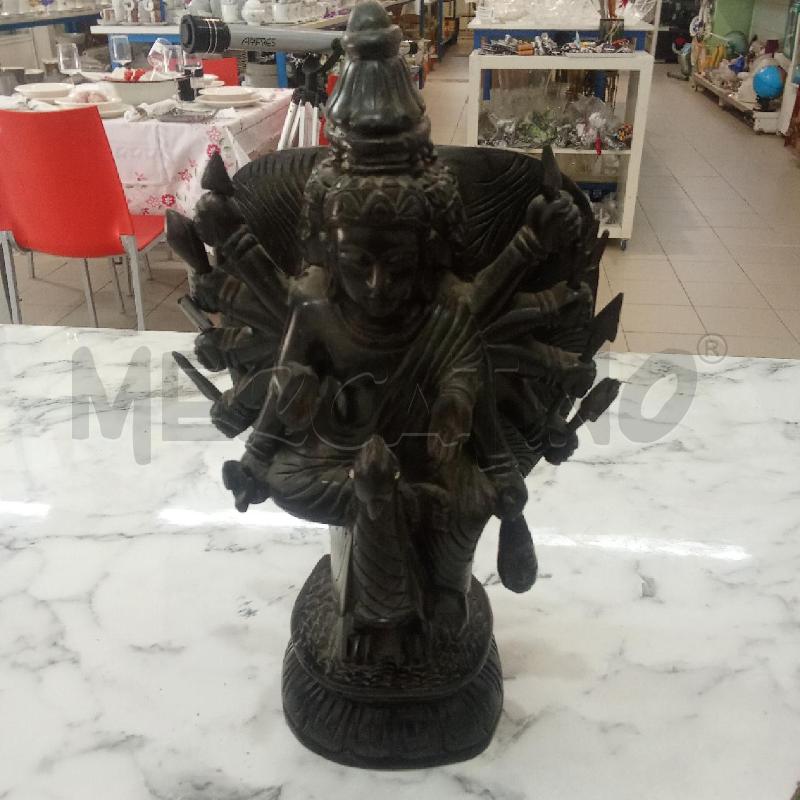 STATUINA STILE ETNICO DIO CON TANTE BRACCIA | Mercatino dell'Usato Benevento 1