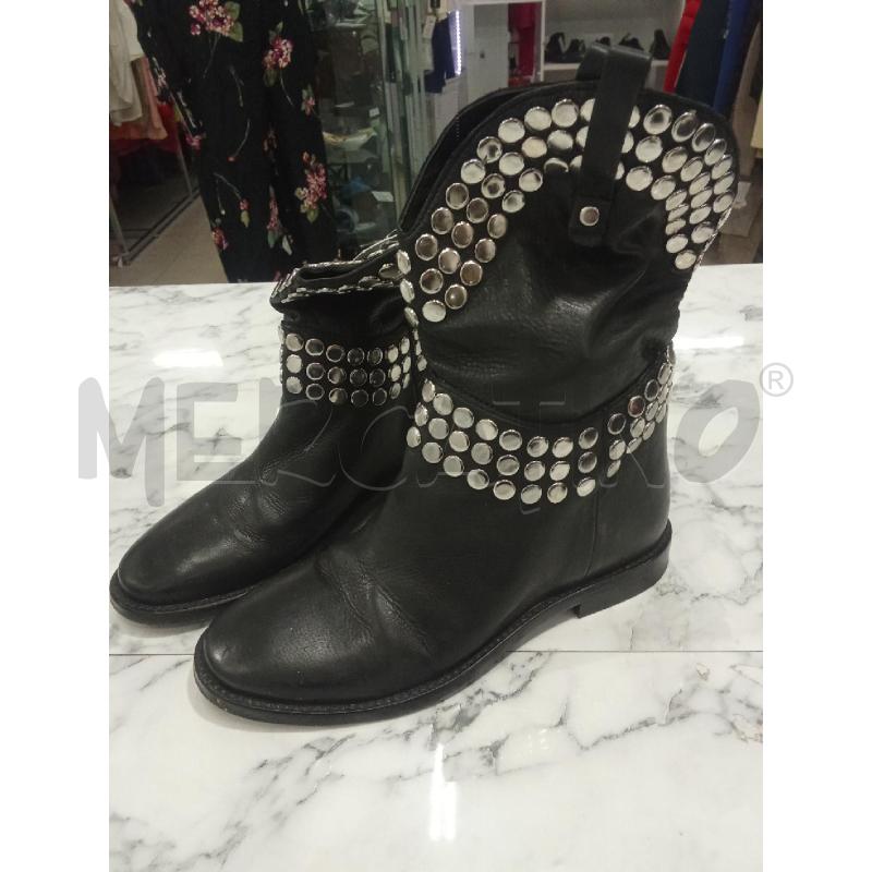 STIVALETTI DONNA NERI PUNTINI GRIGI TWINSET | Mercatino dell'Usato Benevento 3