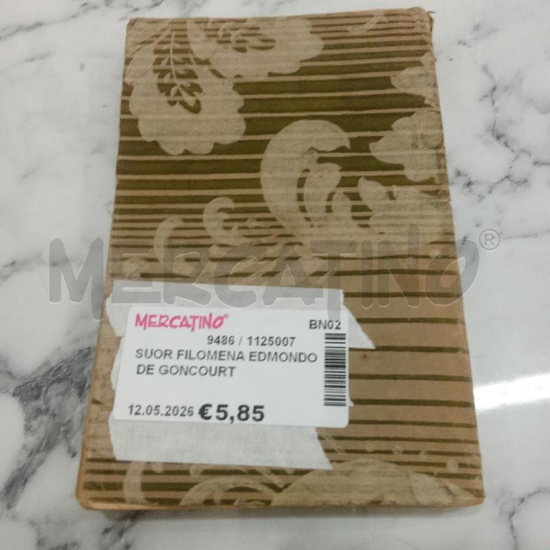 SUOR FILOMENA EDMONDO DE GONCOURT | Mercatino dell'Usato Benevento 2
