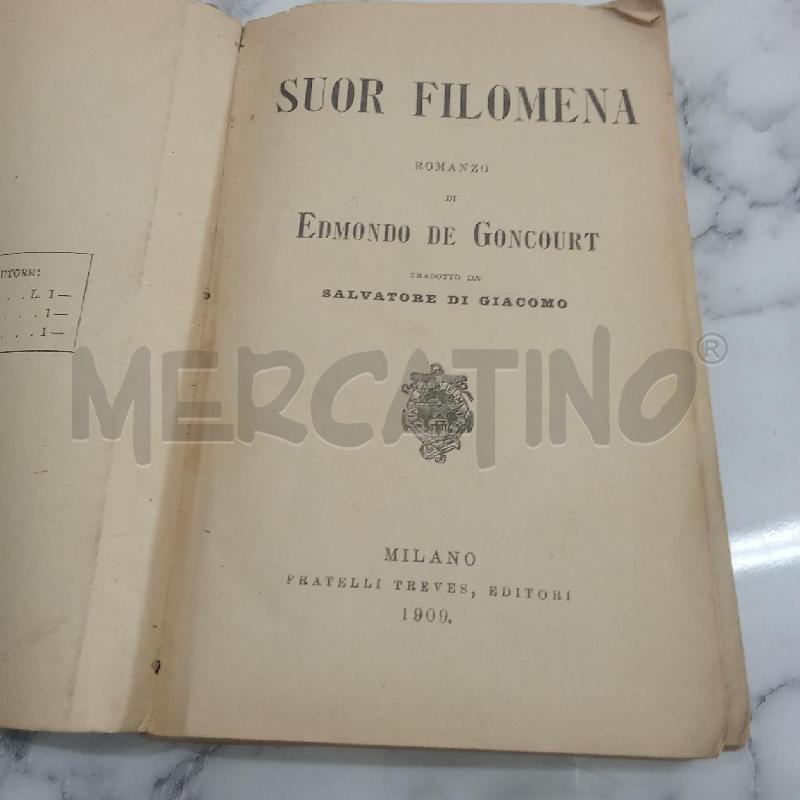 SUOR FILOMENA EDMONDO DE GONCOURT | Mercatino dell'Usato Benevento 4
