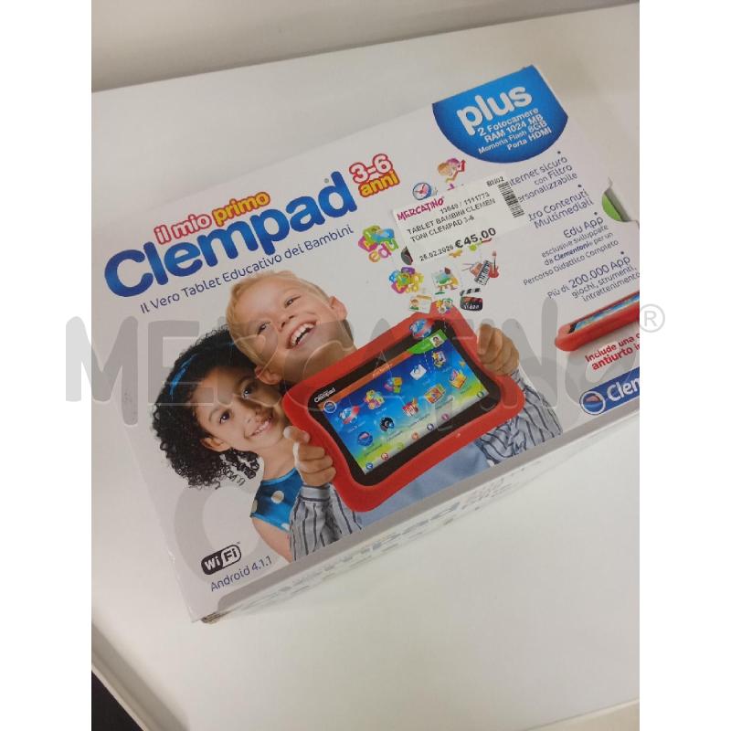 TABLET BAMBINI CLEMENTONI CLEMPAD 3-6ANNI | Mercatino dell'Usato Benevento 2