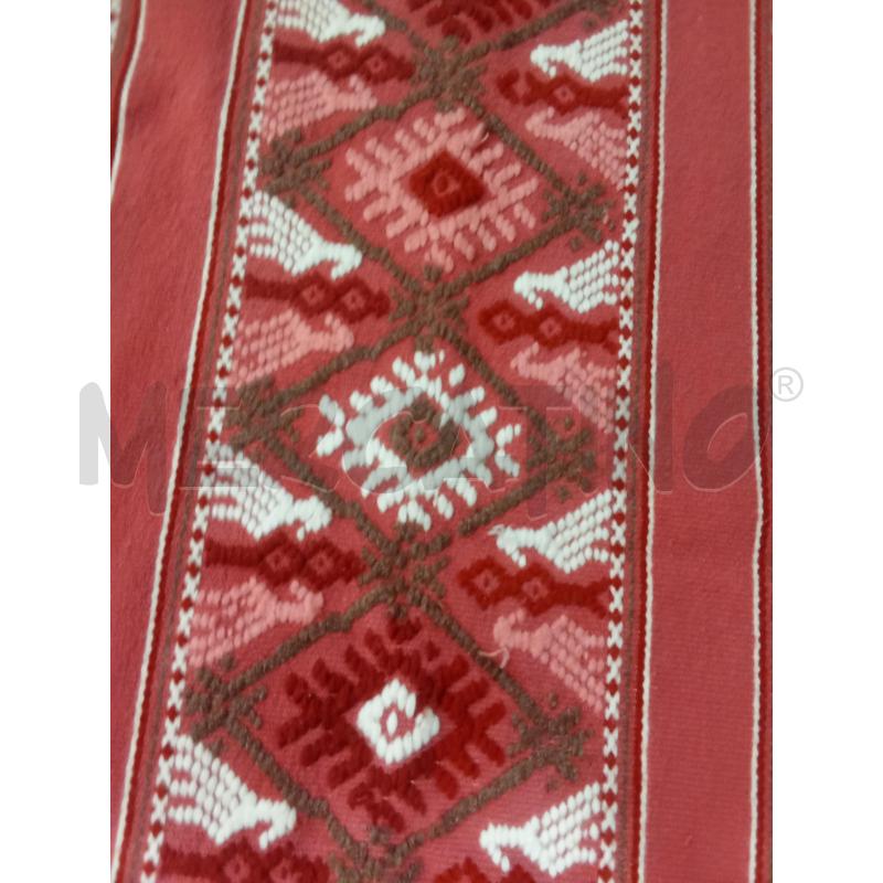 TAPPETO 180X90ROSA SCURO MOTIVO GEOMETRICO FRANGE  | Mercatino dell'Usato Benevento 3
