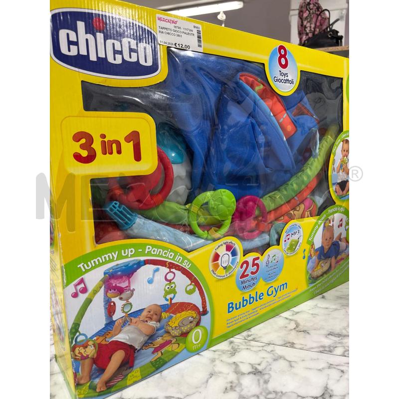 TAPPETO GIOCO PALESTRINA CHICCO 3IN1  | Mercatino dell'Usato Benevento 1