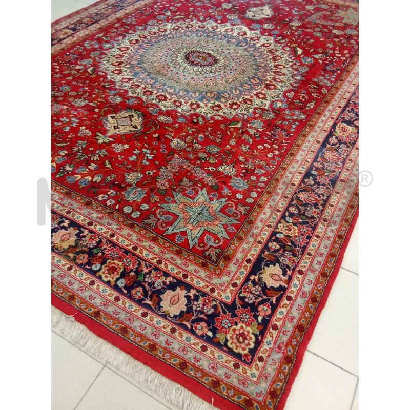 TAPPETO ROSSO PERSIANO DI KARIM M. CON CERTIFICATO DI GARANZIA | Mercatino dell'Usato Benevento 3