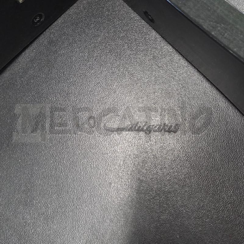 TAVOLO VETRO ANIMA NERA+SEDIE PZ4 CALLIGARIS NERE | Mercatino dell'Usato Benevento 3