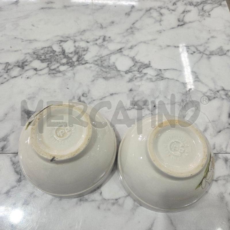 TAZZA COPPIA DA LATTE CER BIANCA PUFFI | Mercatino dell'Usato Benevento 4