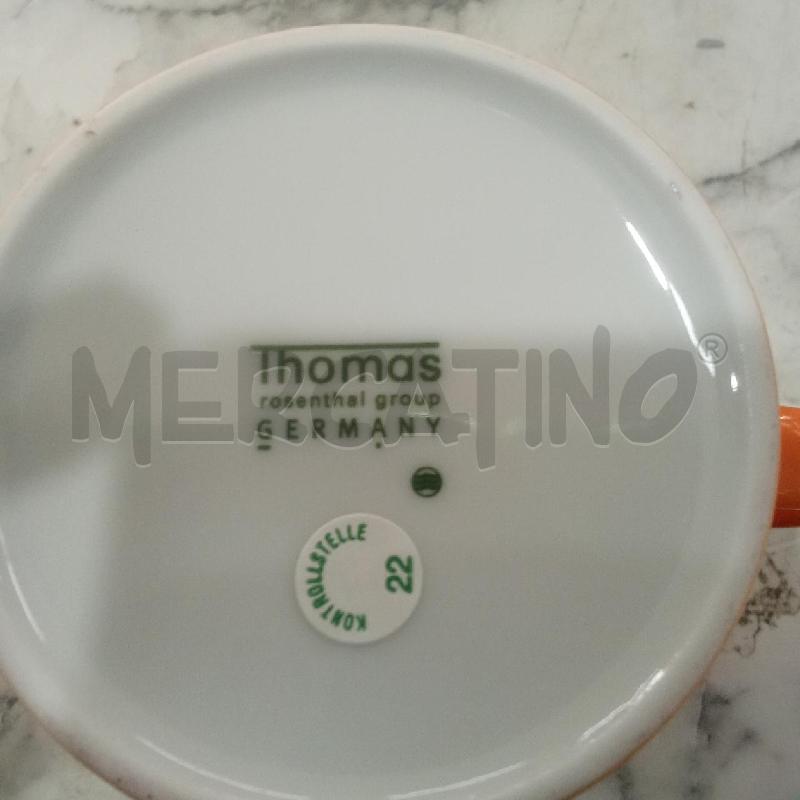 TAZZA DA COLAZIONE CER ARANCIONE+VASSOIETTO THOMAS | Mercatino dell'Usato Benevento 3