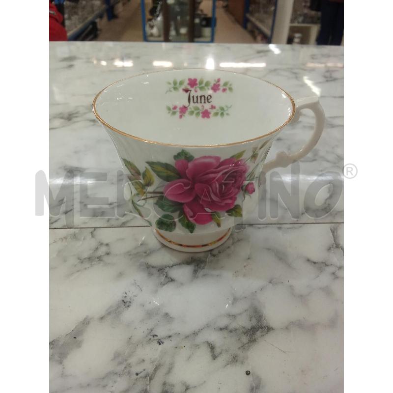 TAZZA PORCELLANA ELIZABETHAN JUNE | Mercatino dell'Usato Benevento 1