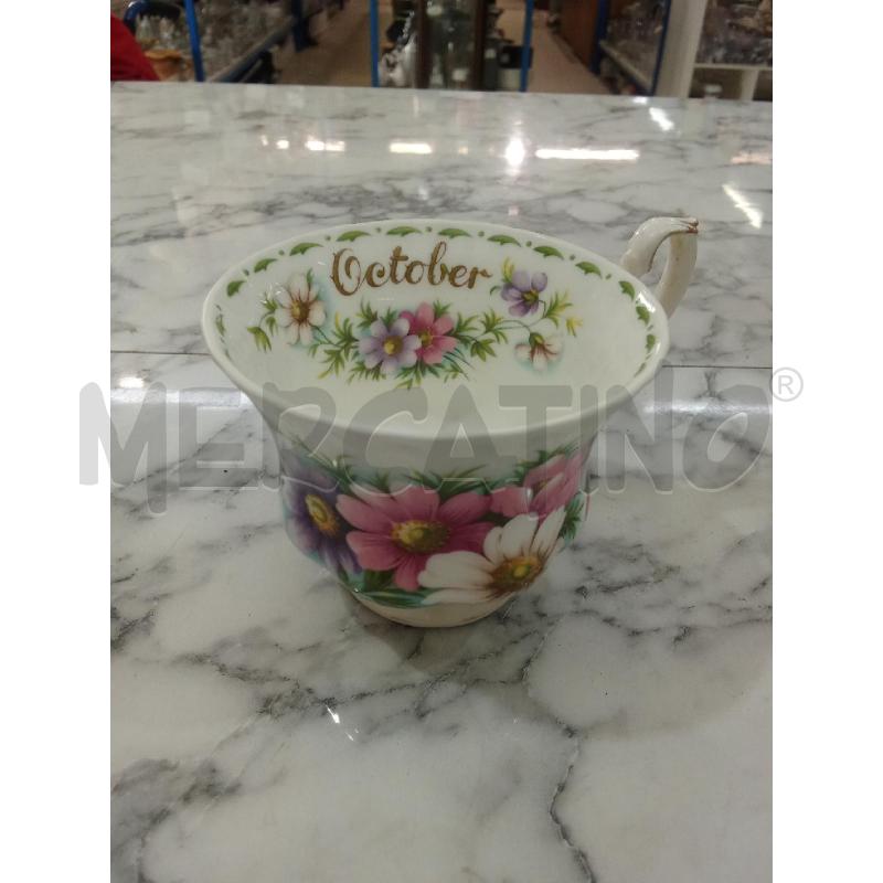 TAZZA PORCELLANA ROYAL ALBERT OCTOBER INS FIORI | Mercatino dell'Usato Benevento 1
