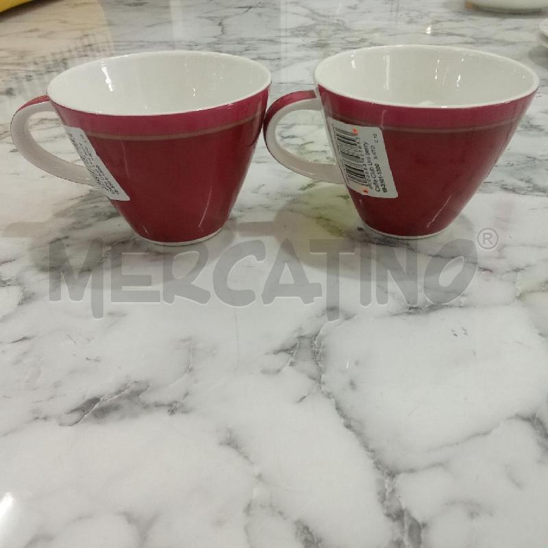 TAZZE PZ. COPPIA PORCELLANA FUCSIA VILLEROY BOCH UNI BERRY | Mercatino dell'Usato Benevento 1