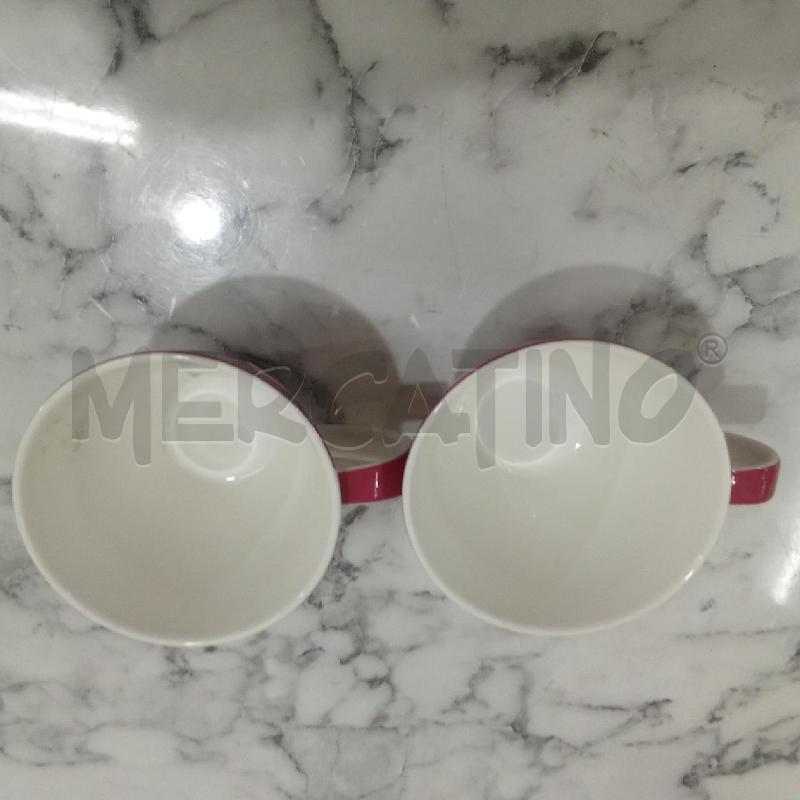 TAZZE PZ. COPPIA PORCELLANA FUCSIA VILLEROY BOCH UNI BERRY | Mercatino dell'Usato Benevento 2