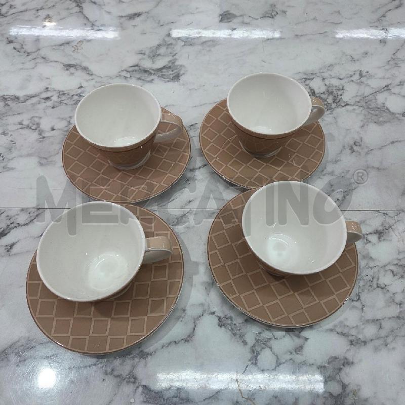 TAZZE PZ. GRUPPO CER MARRONE VILLEROY BOCH CAFFÈ CARAMEL | Mercatino dell'Usato Benevento 2